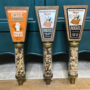 ROGUE beer tap handles